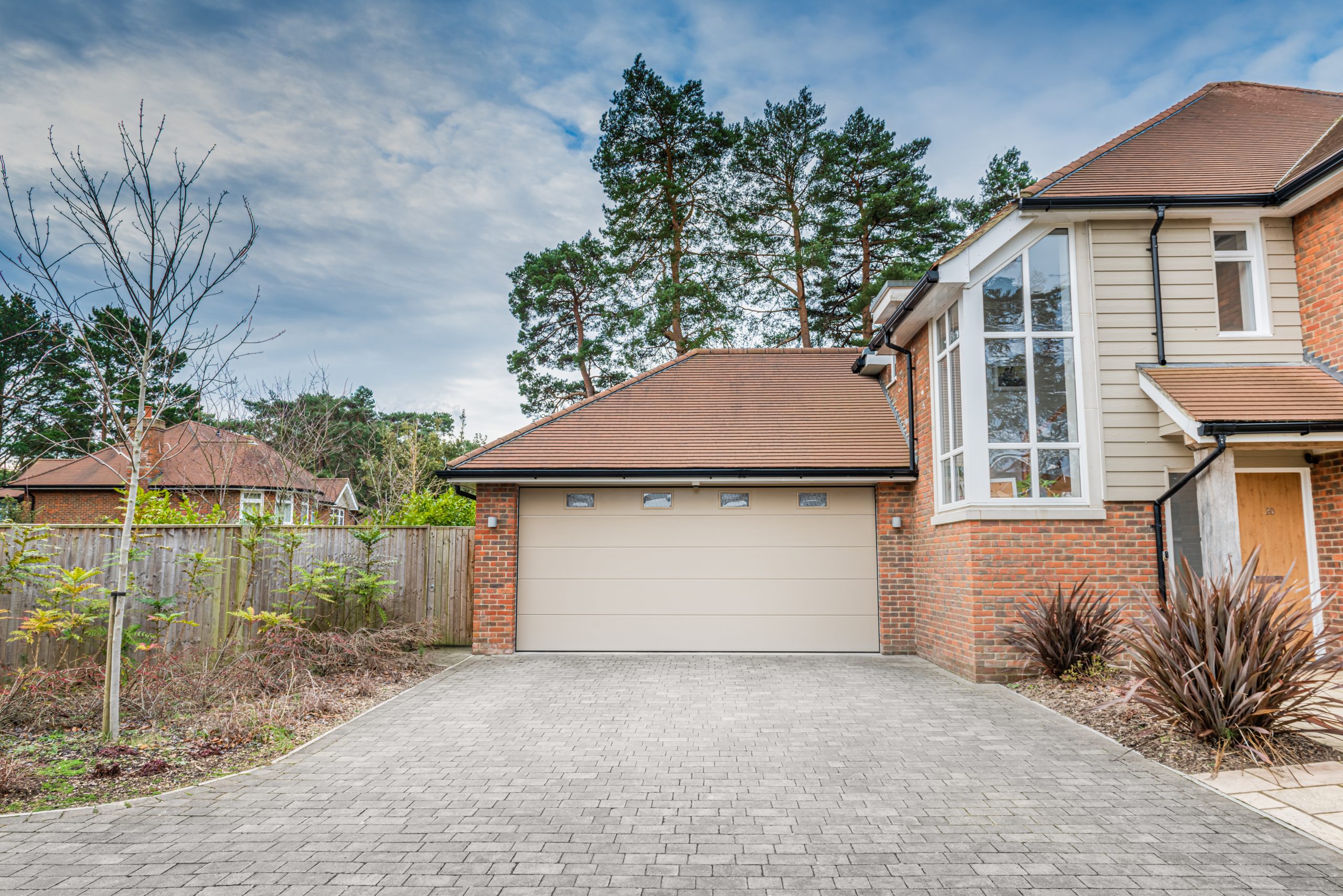 Sectional Garage Door with glazing