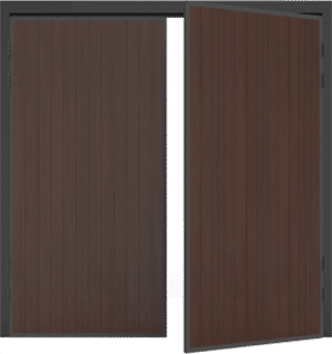 Vertical Side Hinged Garage Doors