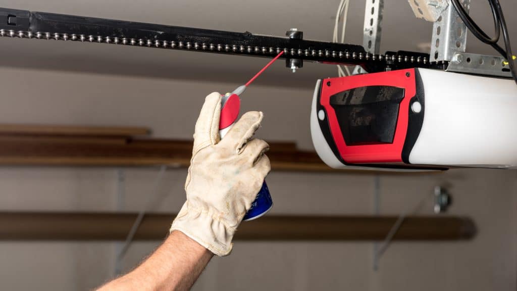 maintenance on a garage door opener