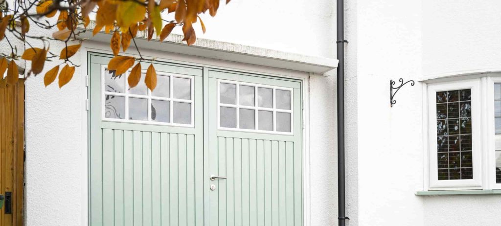 side hinged garage door uk