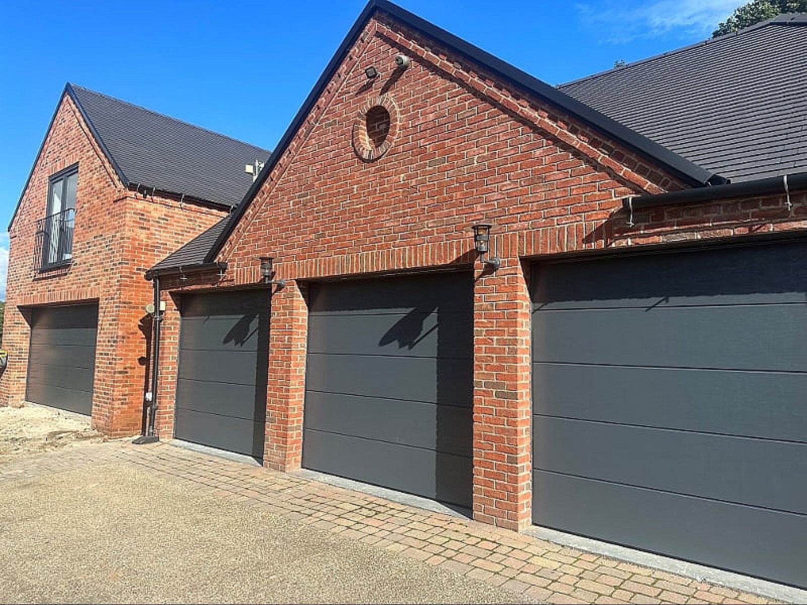 Top features sectional garage doors