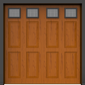 Sheraton GLAZED_G_Oak Timber Garage Doors