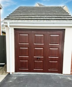 Garage door prepared summer temperatures