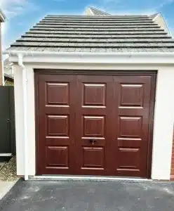 Garage door prepared summer temperatures