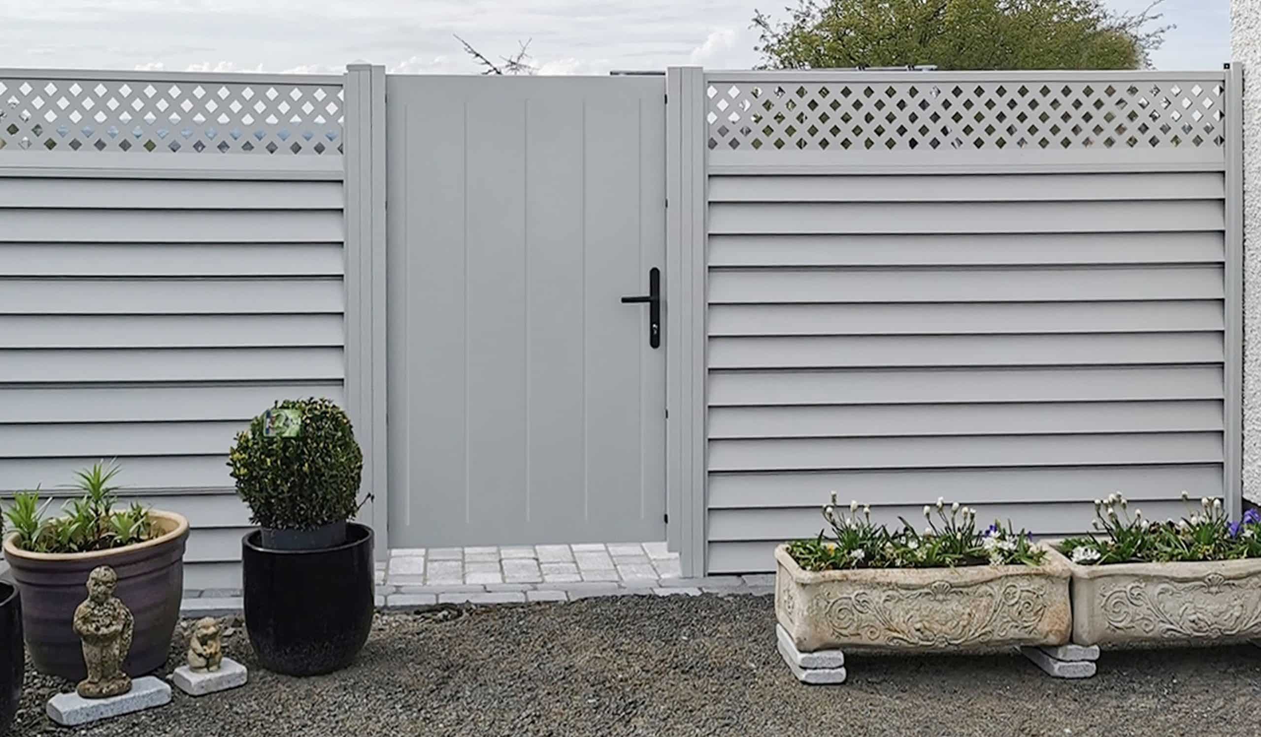 DecoFence Gates Grey