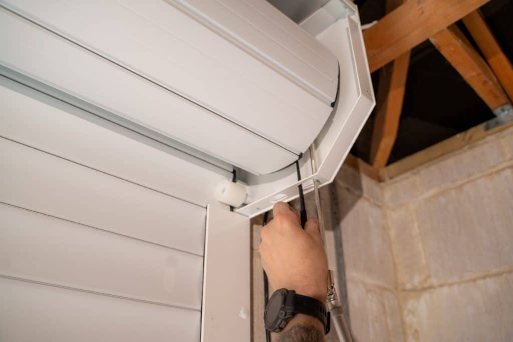 Secured Roller Door Installation