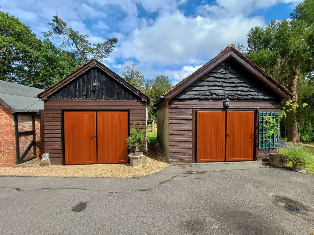 side hinged garage door costs