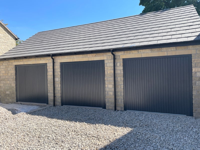 grey up and over garage doors basingstoke