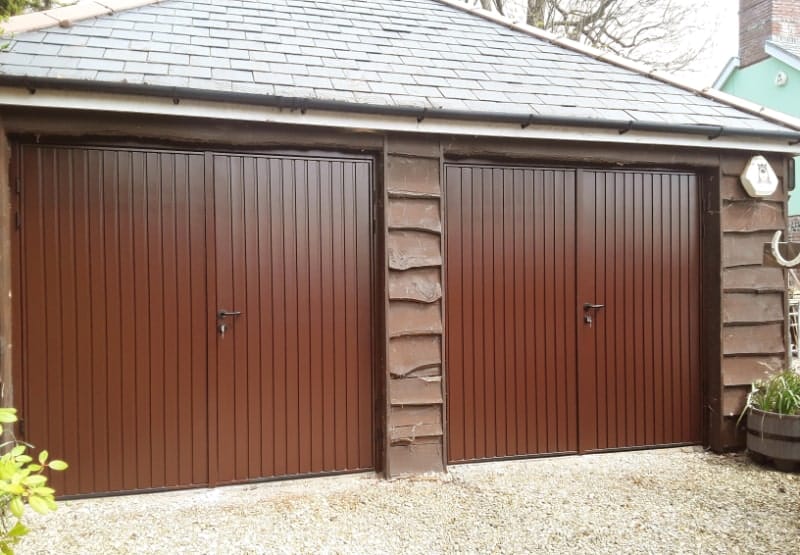 side hinged garage doors warrington
