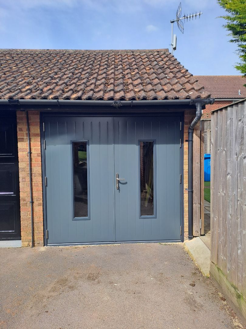 side hinged garage doors accrington