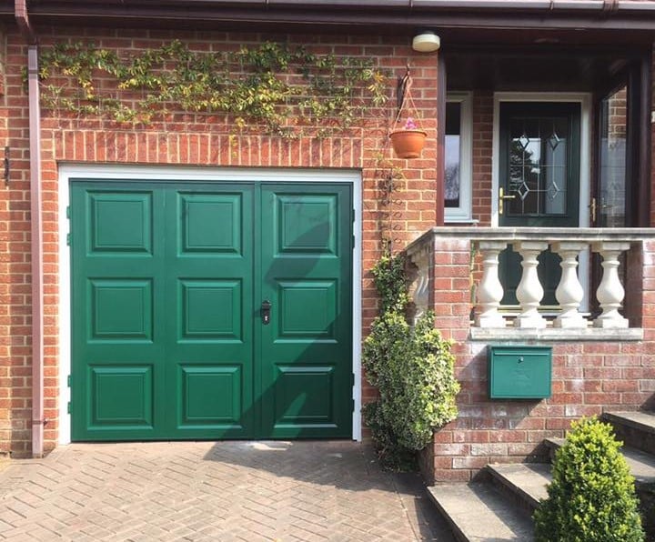 side hinged garage doors warrington installers