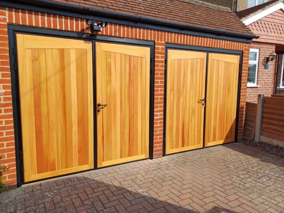side hinged garage doors warrington