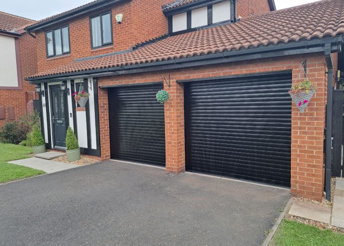 Thermaglide Lite & Thermaglide 77 Black Garage Door